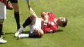 Michael Ball kicks Cristiano Ronaldo in the stomach [upl. by Garek]