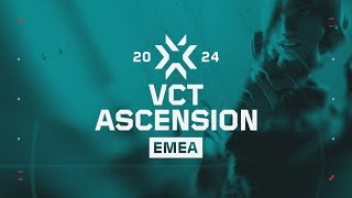 VCT Ascension EMEA PlayIns  Day 1  Group Stage [upl. by Jeavons]