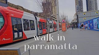 A walk through parramatta Sydney in 4K 2024 [upl. by Enoid]