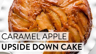 Caramel Apple Upside Down Cake  Sallys Baking Recipes [upl. by Aitnahs]