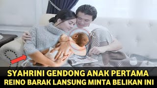 Syahrini dan Reino barack sangat bahagia saat gendong anaknya yang lucu [upl. by Nole]