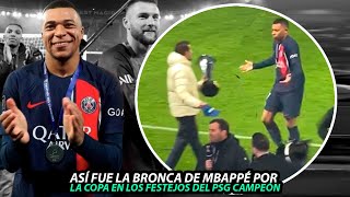 Así FUE la BRONCA de MBAPPE por la COPA en los FESTEJOS con PSG ROMPE el SILENCIO sobre su FUTURO [upl. by Aridaj]