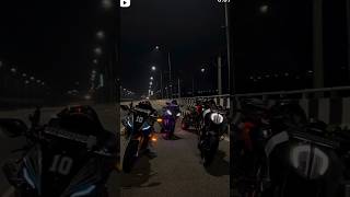 Night ride 🚀 r15v4 duke200 subscribers [upl. by Hecklau]