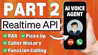 Part 2 How to Build an AI Voice Agent using OpenAI Realtime API RAG  Function Calling [upl. by Brien]