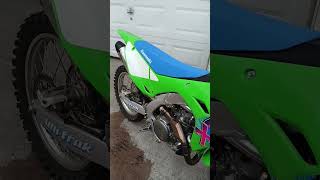 2024 kx450 dubach racing slip on idle screw adjusted [upl. by Naitirb]