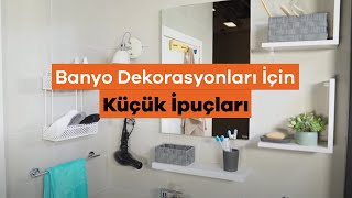 Banyo Dekorasyonu İçin Küçük İpuçları  Dekorasyon Fikirleri [upl. by Romine]