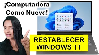 RESTAURAR WINDOWS 11 DEJA TU VIEJO COMPUTADOR COMO NUEVO LISTO PARA USAR REGALAR O VENDER [upl. by Assed]