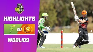 Sydney Thunder v Perth Scorchers  WBBL09 [upl. by Llaccm24]