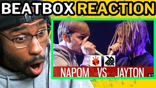 NAPOM vs JAYTON  Grand Beatbox SHOWCASE Battle 2017  14 Final REACTION [upl. by Glass751]