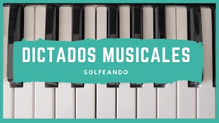 💚 DICTADO MUSICAL Nº 1 Con ✅ SOLUCIÓN  Aprende Dictados Musicales con Solfeando [upl. by Lonyer]