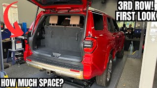 First Look at New 6th Gen 4Runner With 3rd Row 2025 4R Limited [upl. by Yniffit]