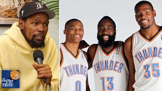 Kevin Durant On The Original Harden Trade That Broke Up OKC [upl. by Attennek270]