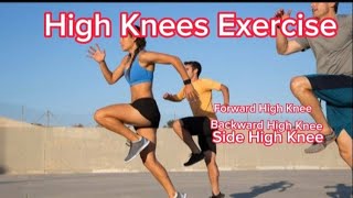 High Knees Exercise  High Knee HIIT  How to do High Knee  Stamina Workout  basketball viral [upl. by Antonia]