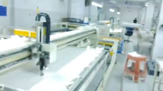 Richpeace Single Head Quilting Machine Running in Customers Factory [upl. by Analaj]