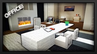 Minecraft  How To Make An Office [upl. by Lymn]