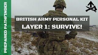 British Army Personal Kit  Layer 1 Survive [upl. by Eniale865]