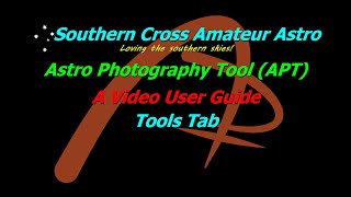 APT User Guide  Tools Tab [upl. by Aicinet]