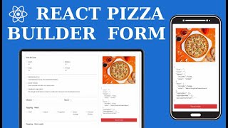 React Formik amp ReactBootstrap  Pizza Builder Form [upl. by Idalina]