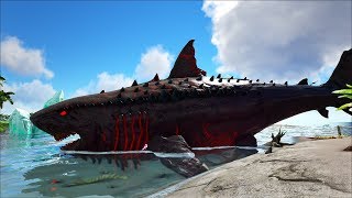 Ark Coop Map Crystal 65 Siêu Boss Megalodon Jurassic World [upl. by Egdamlat]