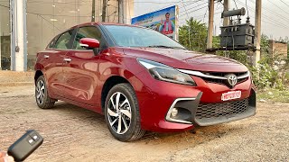 2024 Toyota Glanza V AMT Top Model Price amp Features ❤️ 2024 Toyota Glanza Top Model [upl. by Artaed]