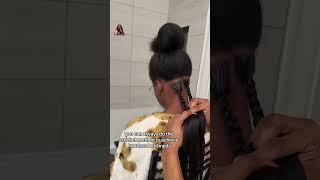 How to do Knotless box braids for beginners hair braids hairgrowthtips hairstyle [upl. by Remliw858]