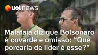 Malafaia diz que Bolsonaro é covarde e omisso e questiona Que porcaria de líder é esse [upl. by Haig247]