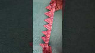 Origami crown diy papercraft ytshorts [upl. by Torrence]