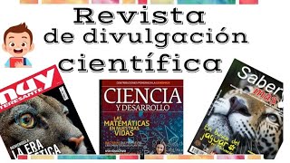 Revista de divulgación científica [upl. by Retepnhoj]