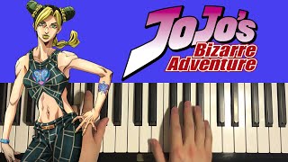 How To Play  Jolynes Theme Piano Tutorial Lesson  JoJos Bizarre Adventure Stone Ocean [upl. by Ameyn]