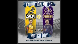 Peshawar Zalmi VS Quetta Gladiators  Exhibition Match  Live on Peshawar Zalmi [upl. by O'Driscoll]