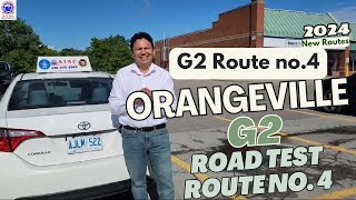 Orangeville G2 Road Test Route no 4  2024  G2 Route no 4 [upl. by Dav]