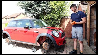 STARTING WORK ON THE CHEAPEST MINI COOPER S IN THE UK [upl. by Sharron473]