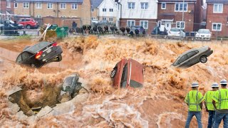 World news  UK floods today  flash flooding in Butlins Minehead Somerset Dawlish Devon [upl. by Shotton]