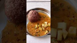 Sambar recipe for rice and ragiball in kannada viralshortsfeed cooking kannadafoodvlog food [upl. by Fenwick296]