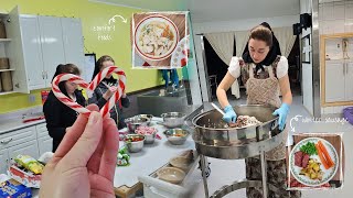 Hutterite Christmas  our COOK WEEK providing food for our crowd of 120 peoplevlog 182 [upl. by Hanselka]