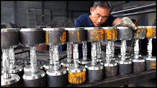 Mass Dumbbells Production Process Amazing Dumbbell Factory [upl. by Abbottson957]