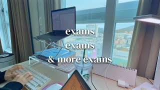 when every week is exam week study timelapses  postexam routine  med school vlog [upl. by Nossah]