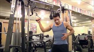 Mario Lopez demonstrates his abs routine [upl. by Bound118]