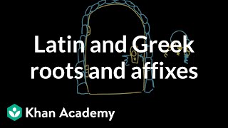 Latin and Greek roots and affixes  Reading  Khan Academy [upl. by Sadnac360]