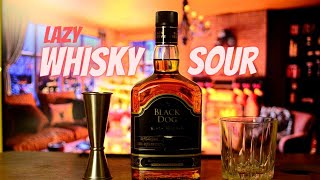 Lazy Whiskey Sour 🤩 Easy whiskey cocktail whiskey howtodrinkwhisky [upl. by Langer]