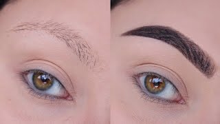 Brow Tutorial for Sparse Brows  Trichotillomania Brow Tutorial [upl. by Notlrak880]