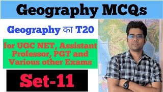 Set 11 II Geomorphology MCQs T20 Series II UGC NET PGT GDC Assistant professor DSSSB NVS KVS [upl. by Gnilhsa811]