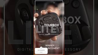 TourBox Lite WINNER ANNOUNCEMENT tourbox lite neo elite artistaccessory [upl. by Anatollo]