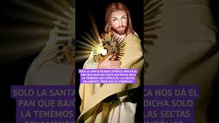 LA IGLESIA PRIMITIVA CREÍA QUE LA SANTA EUCARISTÍA ERA LA CARNE REAL DE JESÚS viral jesus amor [upl. by Ynnattirb48]