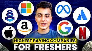 Top 7 Highest Paying Companies for Freshers  Earn 80 Lakh CTC [upl. by Schuster]