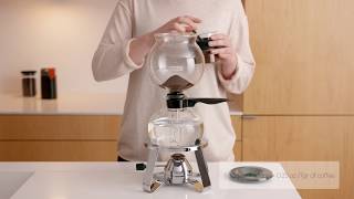 BODUM®  How To  PEBO Vacuum Coffee Maker [upl. by Tabshey]