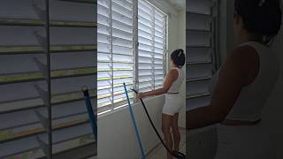 Lavar ventanas y poner cortinas cleaningmotivation home interiordesign [upl. by Millicent889]