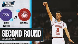 Alabama vs Grand Canyon  Second Round NCAA tournament extended highlights [upl. by Ruelu]