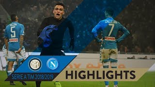 INTER 10 NAPOLI  HIGHLIGHTS  Lautaro hits late winner [upl. by Eckardt488]