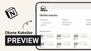 Preview Okane Kakeibo Notion [upl. by Anderea637]